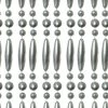 Vliegengordijn Kralen Op Maat: Recht Metallic Zilver -Gordijn Promotie Winkel 1979362407 2