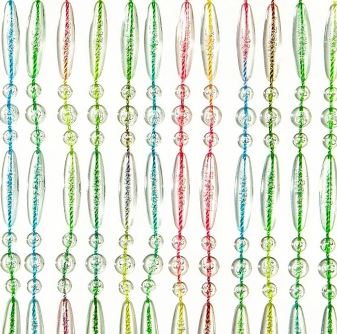 Vliegengordijn Kralen Op Maat: Recht Multi Kleuren 3 Vliegengordijn Kralen Op Maat: Recht Multi Kleuren