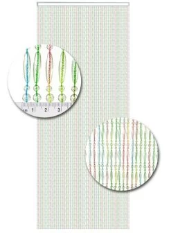 Vliegengordijn Kralen Op Maat: Recht Multi Kleuren -Gordijn Promotie Winkel 1979362422