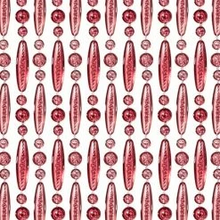 Vliegengordijn Kralen Op Maat: Verspringen Roze Transparant