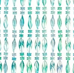 Vliegengordijn Kralen Op Maat: Chios Turquoise
