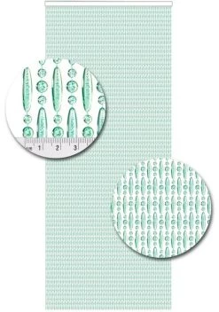 Vliegengordijn Kralen Op Maat: Verspringen Turquoise -Gordijn Promotie Winkel 1979362515 1