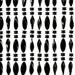 Vliegengordijn Kralen Op Maat: Chios Zwart