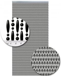 Vliegengordijn Kralen Op Maat: Verspringen Zwart -Gordijn Promotie Winkel 1979362551 3