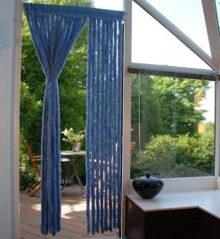 Vliegengordijn Kattenstaart Sweety Blauw (max 90x200cm)