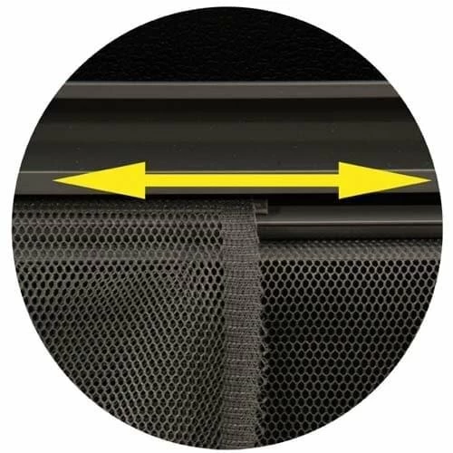 Vliegengordijn Schuifbaar Lamellen 100x220cm Grijs 4 Vliegengordijn Schuifbaar Lamellen 100x220cm Grijs - Afbeelding 2