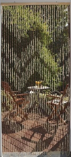 Vliegengordijn Mais 2-kleur 90x200cm 4 Vliegengordijn Mais 2-kleur 90x200cm - Afbeelding 2