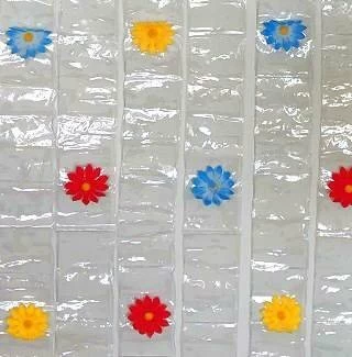 Vliegengordijn Met Foto Insteekvakjes En Bloemen 90x200cm 3 Vliegengordijn Met Foto Insteekvakjes En Bloemen 90x200cm