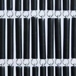 Vliegengordijn Hulzen Zwart Recht 100x240cm