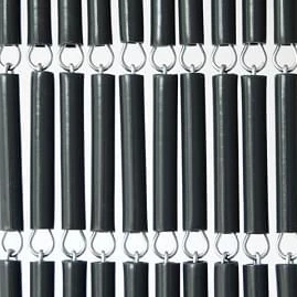Vliegengordijn Hulzen Antraciet Recht 100x240cm 3 Vliegengordijn Hulzen Antraciet Recht 100x240cm
