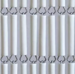 Vliegengordijn Hulzen Wit Recht 100x240cm