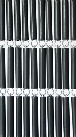 Vliegengordijn Hulzen Antraciet Recht 90x210cm -Gordijn Promotie Winkel 1979363469 1