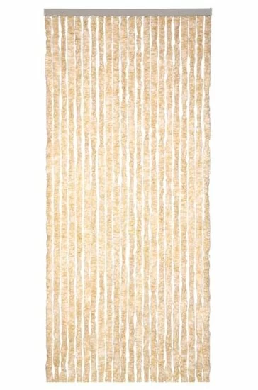 Vliegengordijn Kattenstaart 90x220cm (beige/wit) 5 Vliegengordijn Kattenstaart 90x220cm (beige/wit) - Afbeelding 3