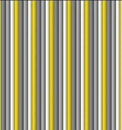 Vliegengordijn Plastic Lamellen Grijs/wit/geel 90x220cm