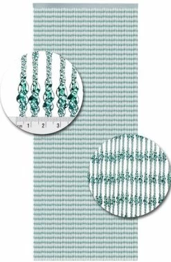 Vliegengordijn Pisa Zeegroen 92x210cm 5 Vliegengordijn Pisa Zeegroen 92x210cm -Gordijn Promotie Winkel 1979363976 1