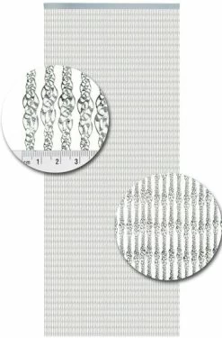 Vliegengordijn Pisa Transparant 100x240cm -Gordijn Promotie Winkel 1979364045 1