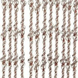 Vliegengordijn Pisa Transparant-wit-rood 92x210cm 3 Vliegengordijn Pisa Transparant-wit-rood 92x210cm