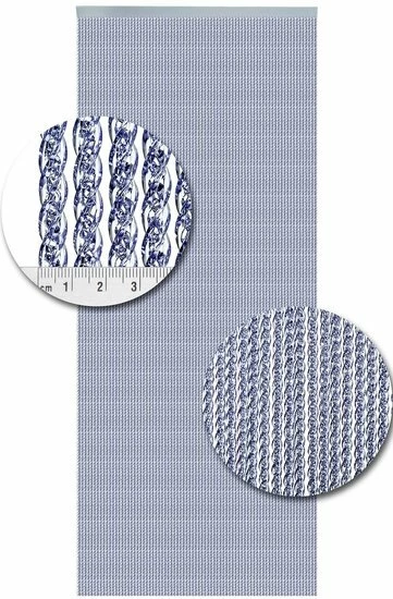 Vliegengordijn Luxe Venetië Paars 100x240cm 4 Vliegengordijn Luxe Venetië Paars 100x240cm - Afbeelding 2