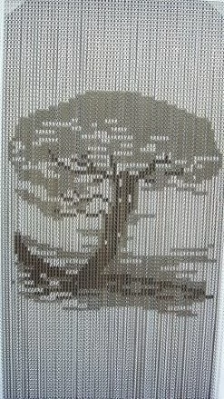 Vliegengordijn Kettingen Bonsai Boom 90x210cm