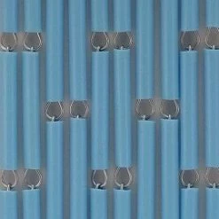 Vliegengordijn Op Maat: Hulzen Turquoise Verspringen (kant En Klaar)