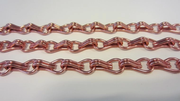 Vliegengordijn Kettingen Koper Glans 90x210cm 4 Vliegengordijn Kettingen Koper Glans 90x210cm - Afbeelding 2