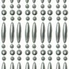 Vliegengordijn Kralen Recht Zilver Metallic 90x210cm -Gordijn Promotie Winkel 1979364909