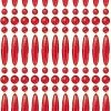 Vliegengordijn Kralen Recht Rood Transparant 90x210cm -Gordijn Promotie Winkel 1979364933 2