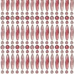 Vliegengordijn Kralen Recht Roze Transparant 90x210cm