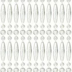 Vliegengordijn Kralen Recht Transparant 90x210cm