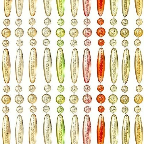 Vliegengordijn Kralen Recht Kleurenmix 90x210cm 3 Vliegengordijn Kralen Recht Kleurenmix 90x210cm