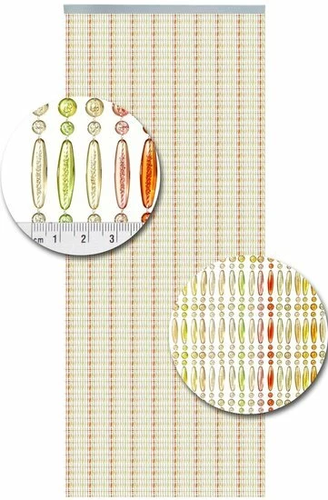 Vliegengordijn Kralen Recht Kleurenmix 90x210cm 4 Vliegengordijn Kralen Recht Kleurenmix 90x210cm - Afbeelding 2