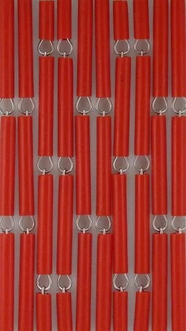 Vliegengordijn Op Maat: Hulzen Rood Verspringen (kant En Klaar) 4 Vliegengordijn Op Maat: Hulzen Rood Verspringen (kant En Klaar) - Afbeelding 2