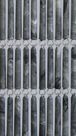 Vliegengordijn Op Maat: Hulzen Grijs Gevlekt (kant En Klaar) -Gordijn Promotie Winkel 1979365122