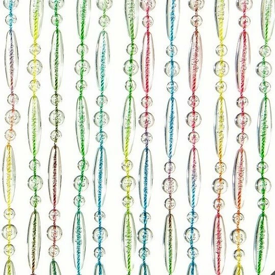 Vliegengordijn Kralen Multi Color 90x210cm 3 Vliegengordijn Kralen Multi Color 90x210cm