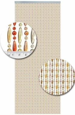 Vliegengordijn Kralen Kleurenmix 90x210cm -Gordijn Promotie Winkel 1979365254 1