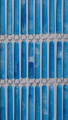 Vliegengordijn Op Maat: Hulzen Blauw Gevlekt (kant En Klaar) 4 Vliegengordijn Op Maat: Hulzen Blauw Gevlekt (kant En Klaar) - Afbeelding 2