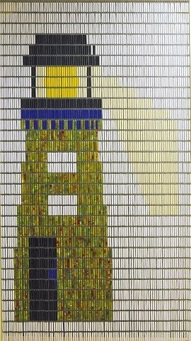 Vliegengordijn Op Maat: Vuurtoren (kant En Klaar) 3 Vliegengordijn Op Maat: Vuurtoren (kant En Klaar)