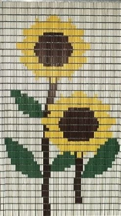 Vliegengordijn Op Maat: Zonnebloemen (kant En Klaar)