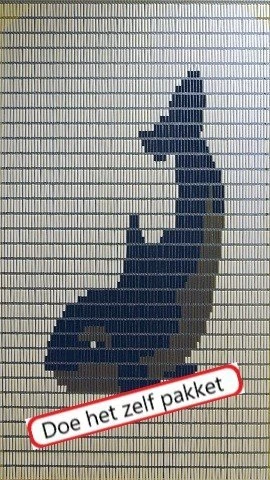 Vliegengordijn Bouwpakket Orka 90x210cm 3 Vliegengordijn Bouwpakket Orka 90x210cm