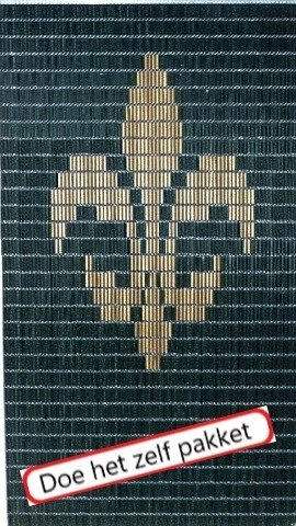 Vliegengordijn Bouwpakket Franse Lelie Groen 90x210cm 3 Vliegengordijn Bouwpakket Franse Lelie Groen 90x210cm