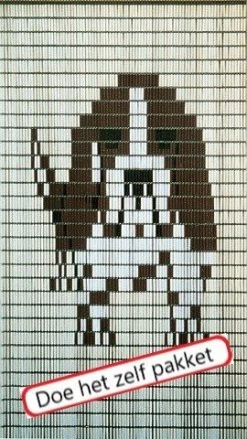 Vliegengordijn Bouwpakket Hond 90x210cm