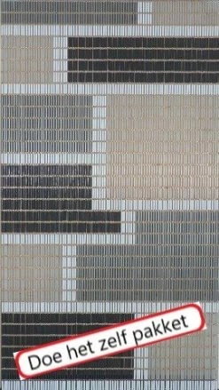 Vliegengordijn Bouwpakket Combi Blok Licht 90x210cm