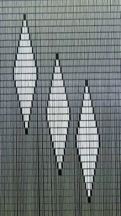 Vliegengordijn Op Maat: 3 Ruiten Wit (kant En Klaar)