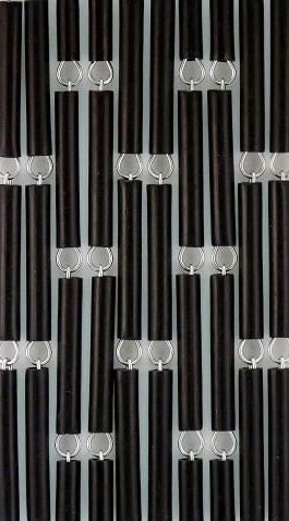 Vliegengordijn Op Maat: Hulzen Verspringen Zwart (kant En Klaar) 4 Vliegengordijn Op Maat: Hulzen Verspringen Zwart (kant En Klaar) - Afbeelding 2