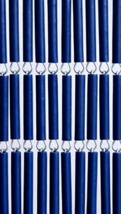 Vliegengordijn Op Maat: Hulzen Donkerblauw (kant En Klaar) -Gordijn Promotie Winkel 1979366115