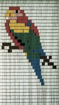 Vliegengordijn Bouwpakket Papegaai 100x240cm -Gordijn Promotie Winkel 1979366376