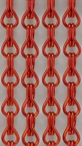 Vliegengordijn Kettingen Rood Glans 100x240cm 4 Vliegengordijn Kettingen Rood Glans 100x240cm - Afbeelding 2