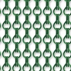 Vliegengordijn Kettingen Groen Glans 100x240cm