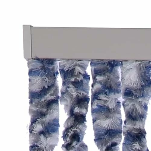 Vliegengordijn Kattenstaart 100x240cm (blauw/grijs/wit) 4 Vliegengordijn Kattenstaart 100x240cm (blauw/grijs/wit) - Afbeelding 2