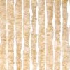 Vliegengordijn Kattenstaart 100x240cm (beige/wit) -Gordijn Promotie Winkel 1979366760